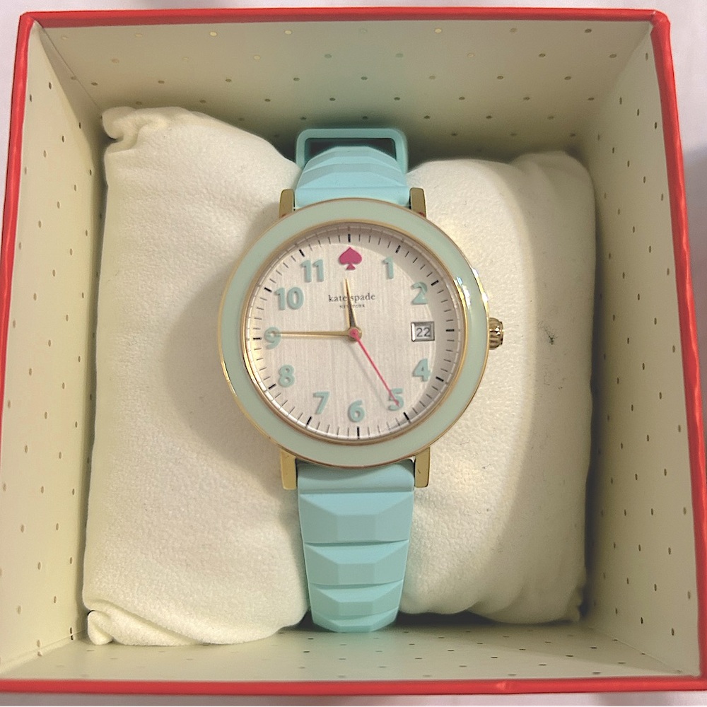 New Kate Spade Turquoise & Gold Colorful Watch
